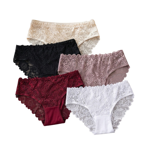 Pack women cotton lace - 5,